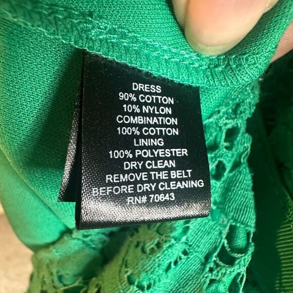 Jessica Howard Green Lace Dress size 16 - Picture 12 of 14